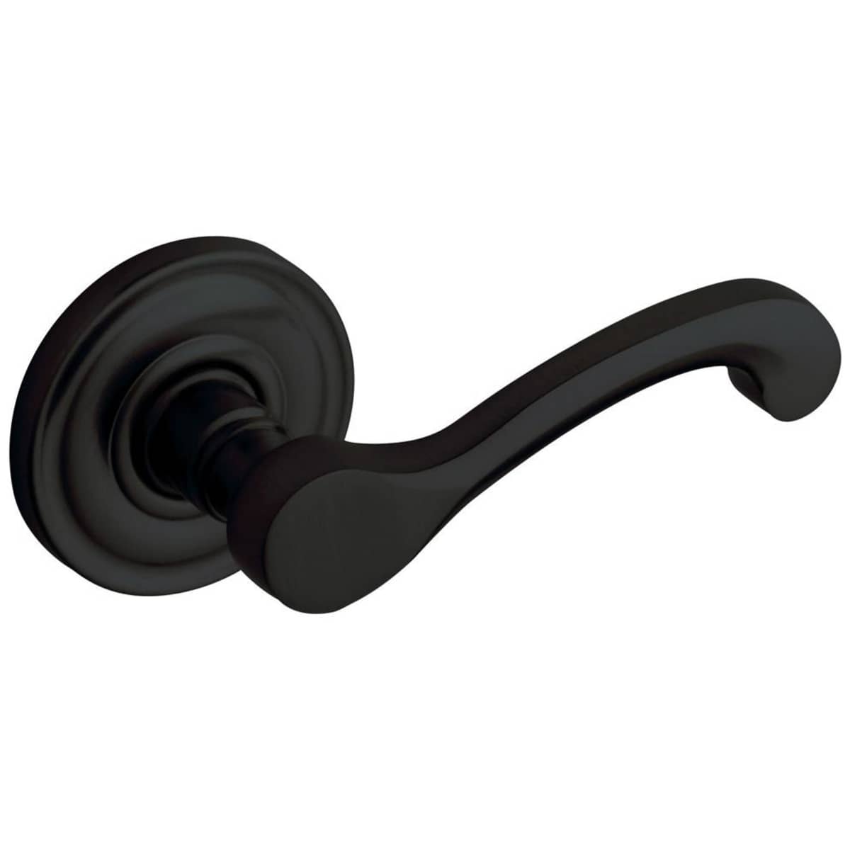 Estate 5445V Classic Estate Levers without Rosettes – Satin Black