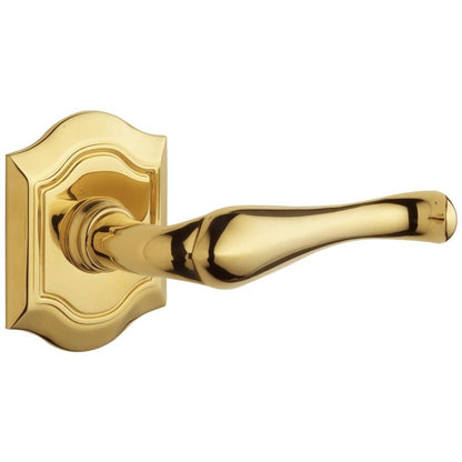Estate 5447V Bethpage Estate Levers without Rosettes – Lifetime Polished Brass