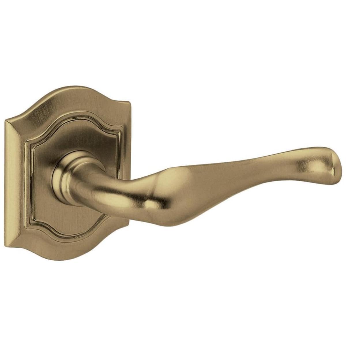 Estate 5447V Bethpage Estate Levers without Rosettes – Satin Brass and Black