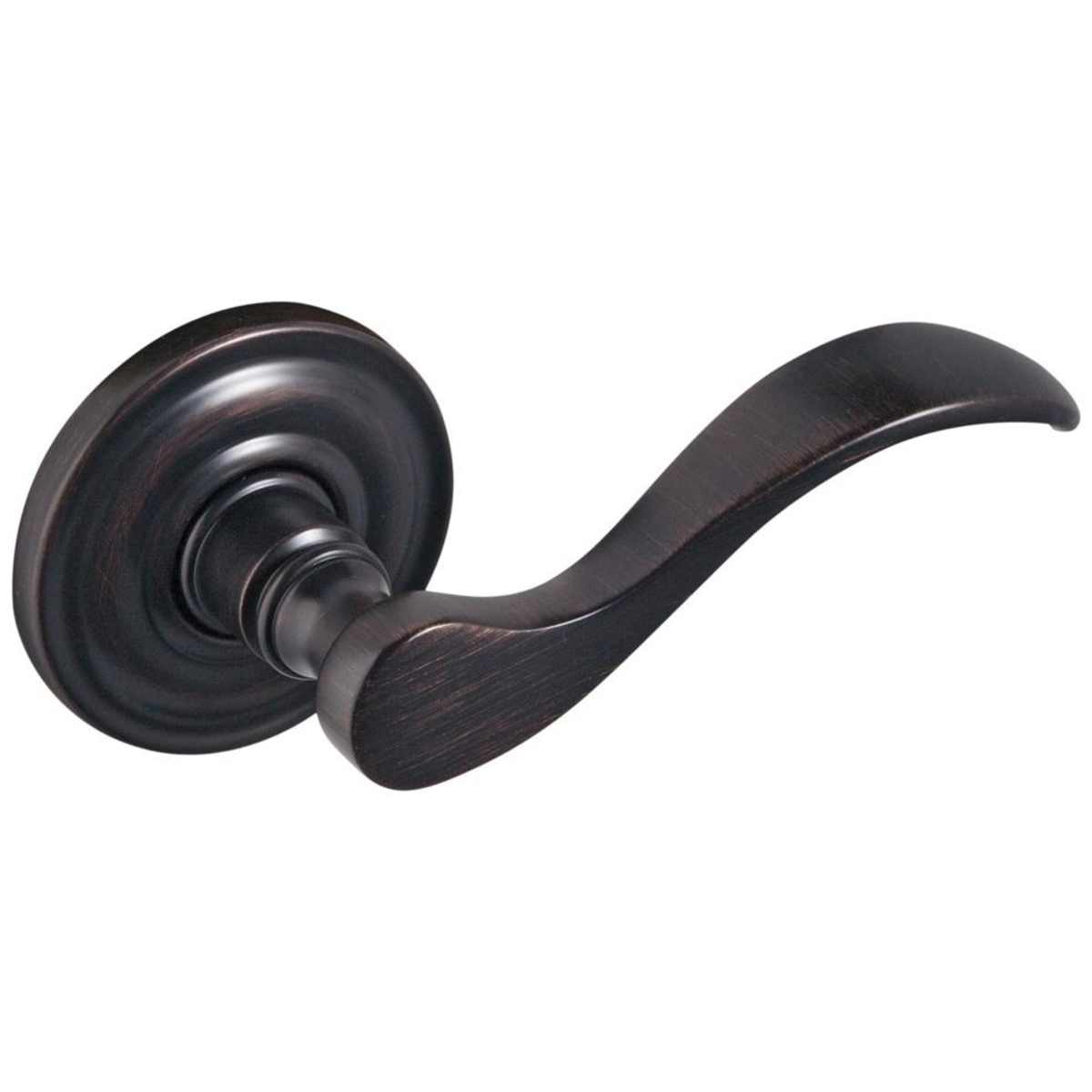 Estate 5455V Privacy Door Lever Set with 5048 Rose – Venetian Bronze