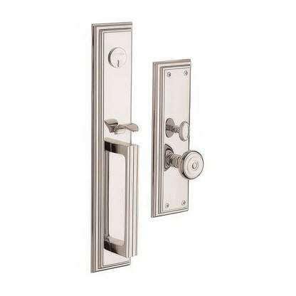 Tremont Baldwin mortise door lock in Lifetime Polished Nickel