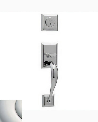 Concord Baldwin mortise door lock in Lifetime Polished Nickel