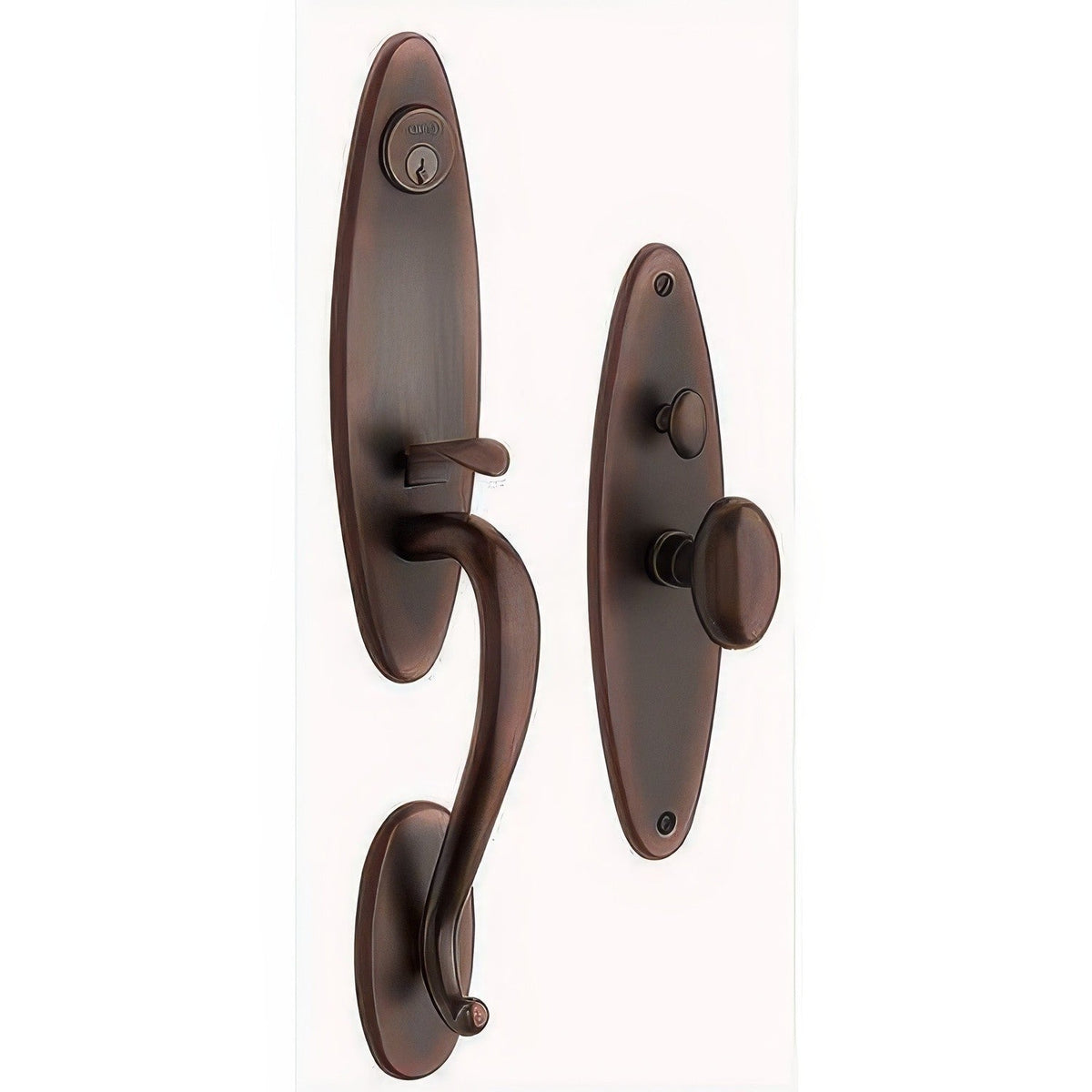 Springfield Baldwin mortise door lock in Venetian Bronze