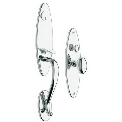 Springfield Baldwin mortise door lock in Polished Chrome