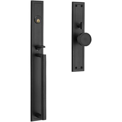 Baldwin Hollywood Hills Mortise Handleset Trim - Polished Chrome - Full Dummy