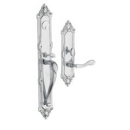 Kensington Baldwin mortise door lock in Polished Chrome