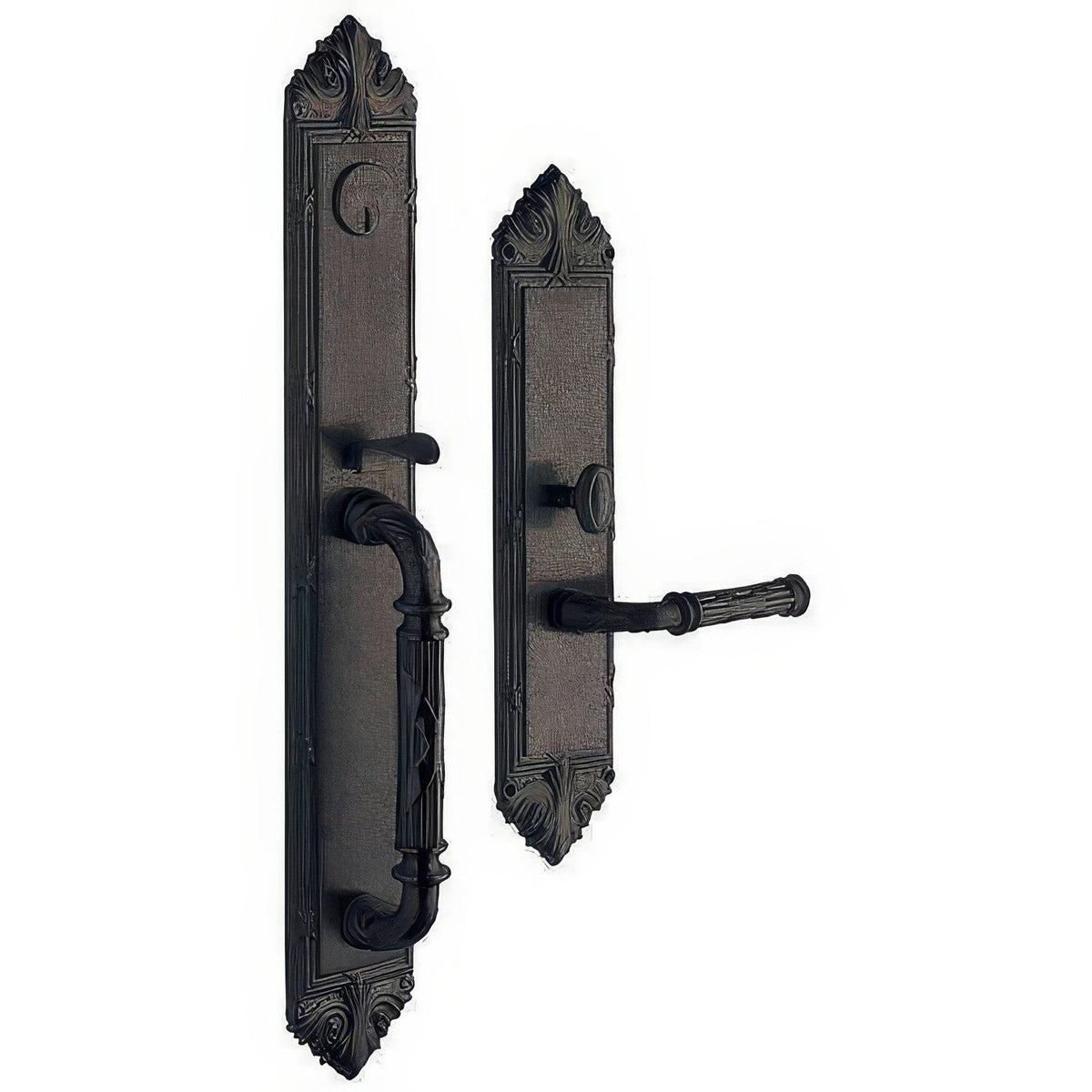 Edinburgh Baldwin mortise door lock in Distressed Oil Rubbed Bronze