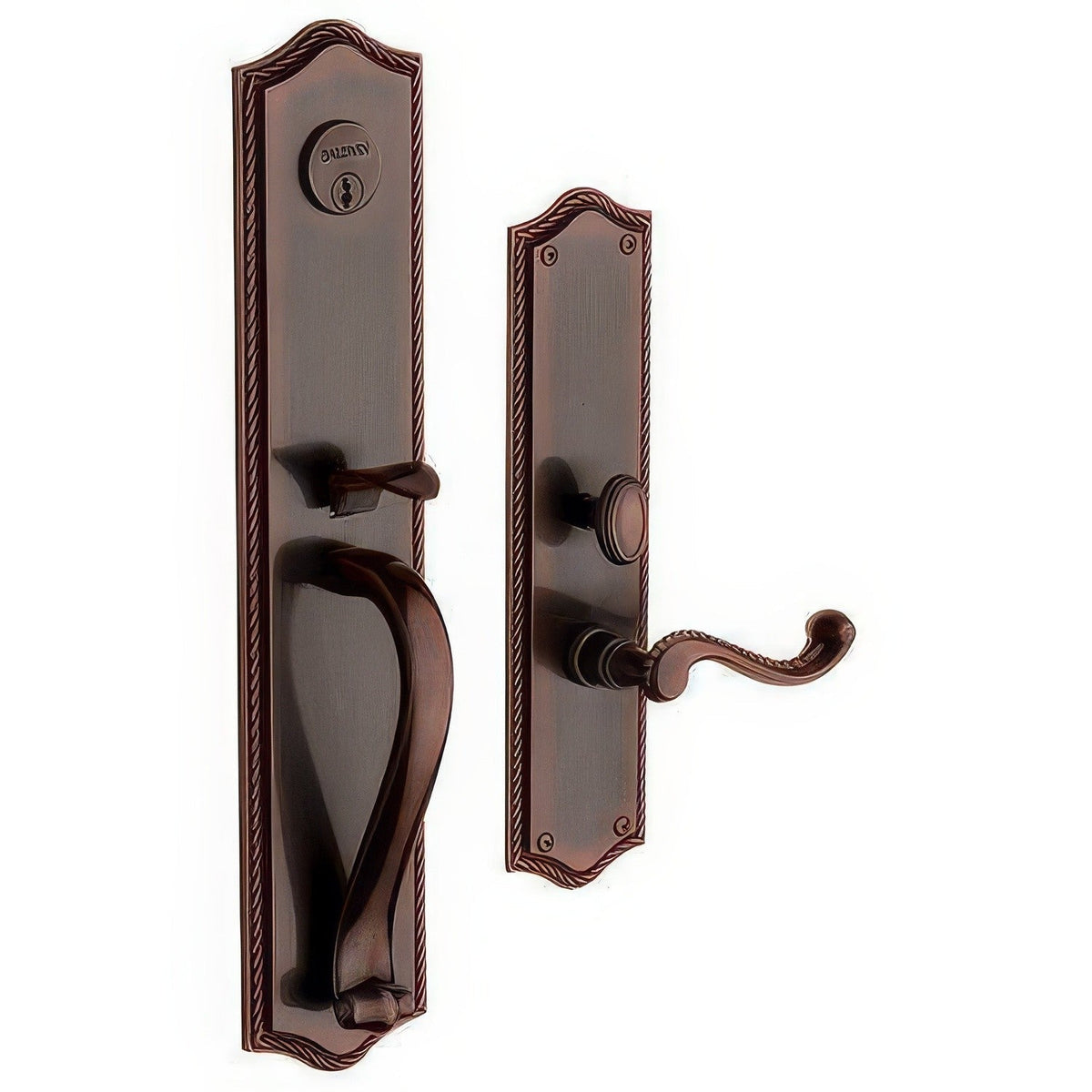 Bristol Baldwin mortise door lock in Venetian Bronze
