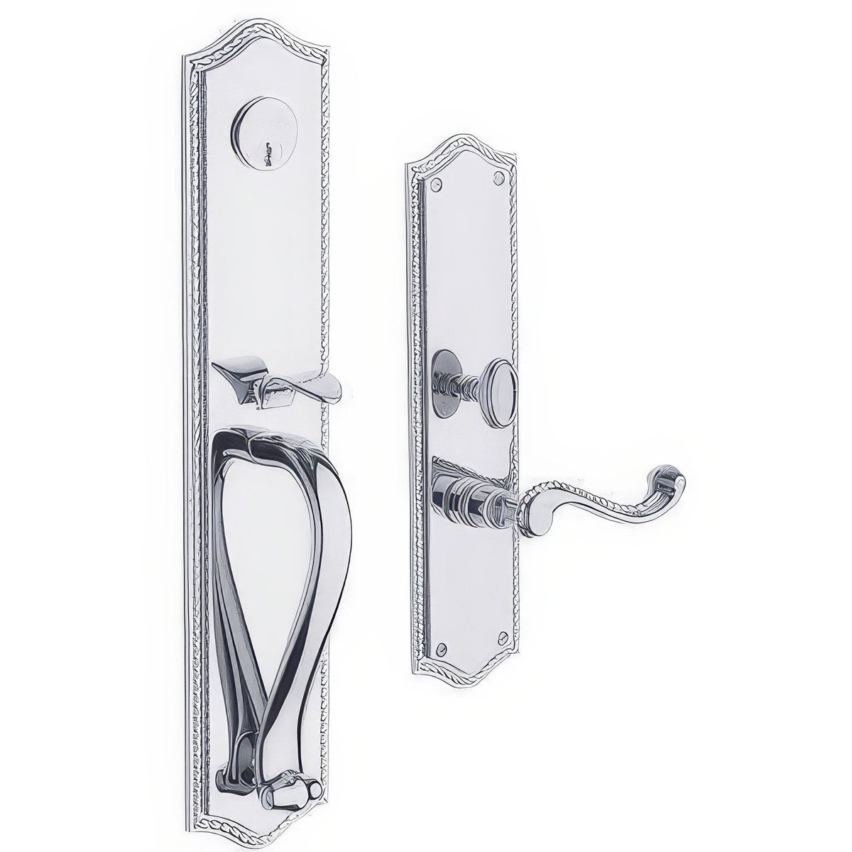 Bristol Baldwin mortise door lock in Polished Chrome
