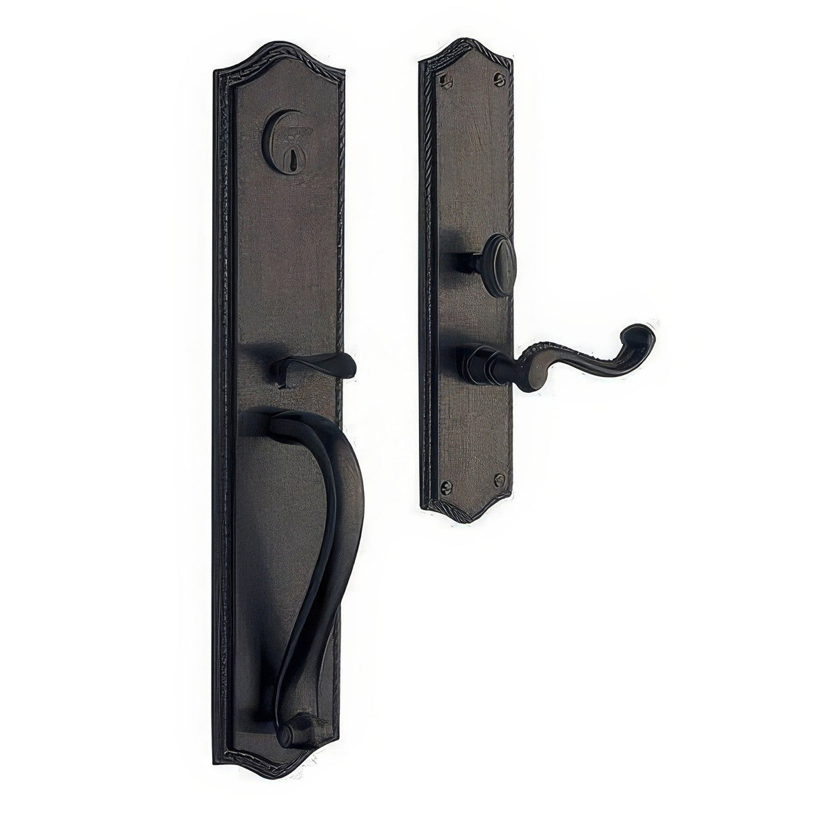 Bristol Baldwin mortise door lock in Distressed Oil Rubbed Bronze