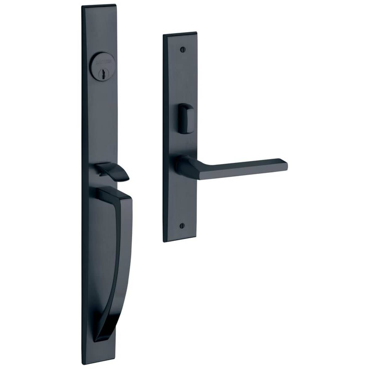 Baldwin Lakeshore Mortise Handleset Trim with 5162 Lever - Lifetime Satin Nickel - Right Hand Full Dummy