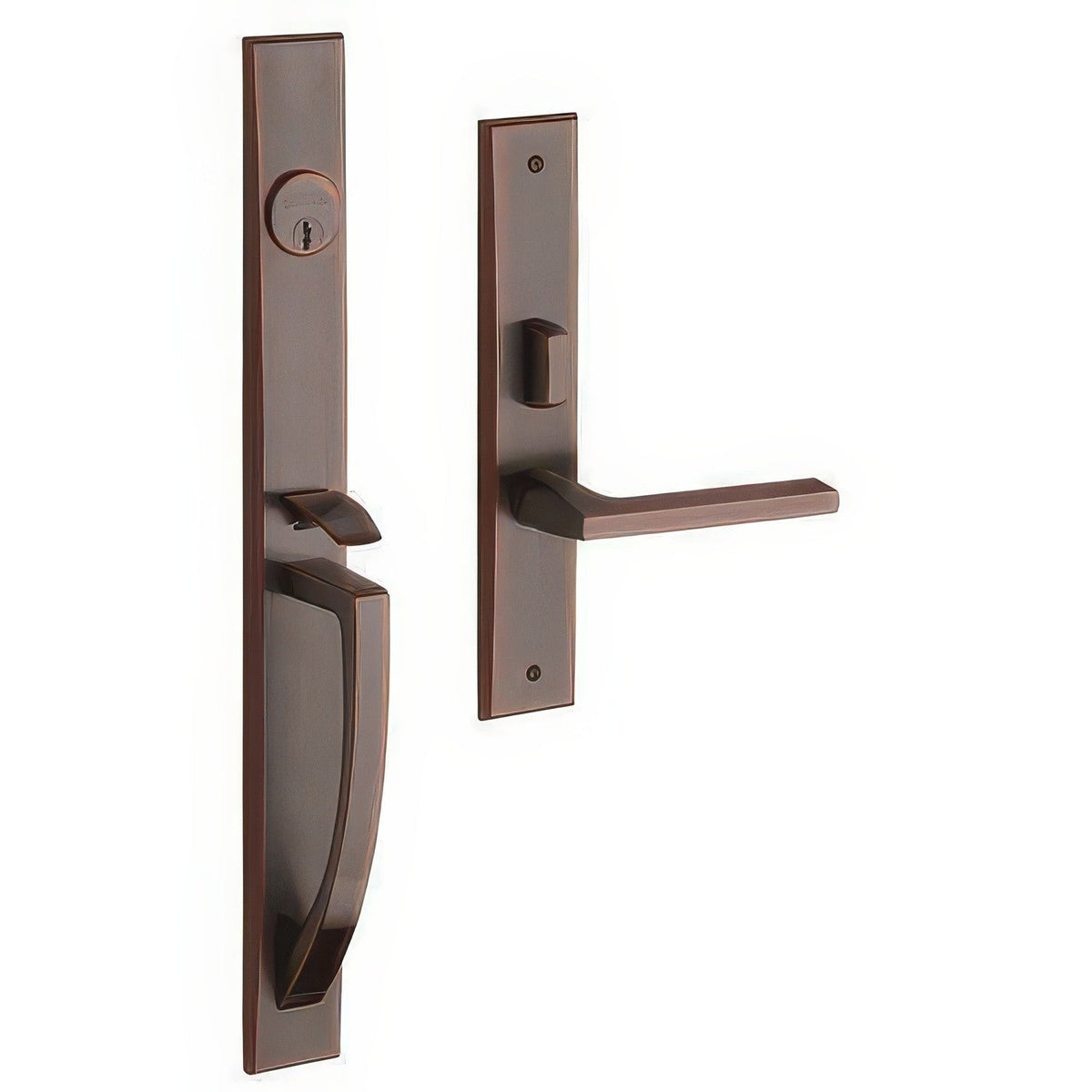Lakeshore Baldwin mortise door lock in Venetian Bronze