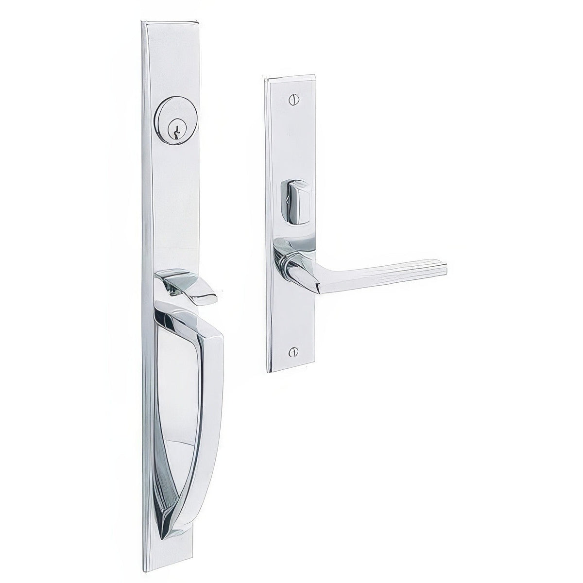 Lakeshore Baldwin mortise door lock in Polished Chrome