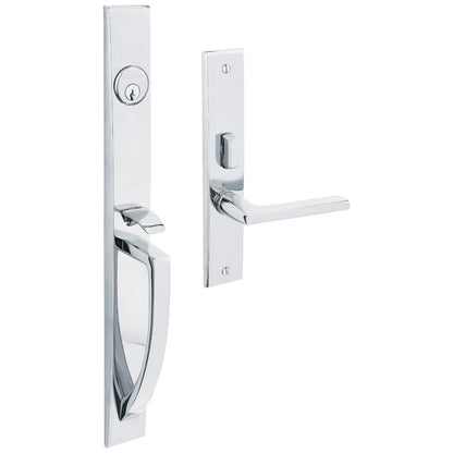 Baldwin Lakeshore Mortise Handleset Trim with 5162 Lever - Oil Rubbed Bronze - Right Hand Full Dummy