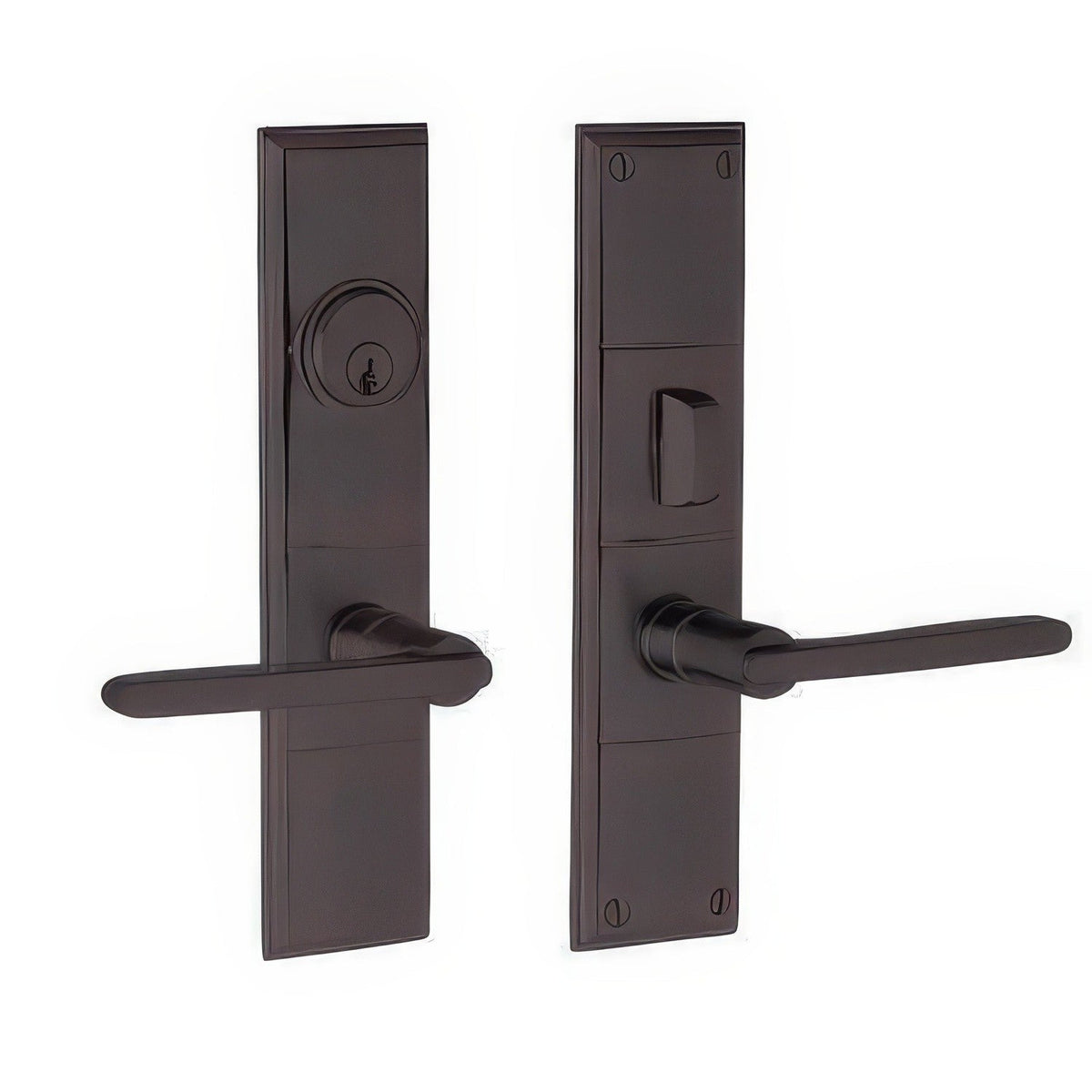 Houston Baldwin mortise door lock in Venetian Bronze