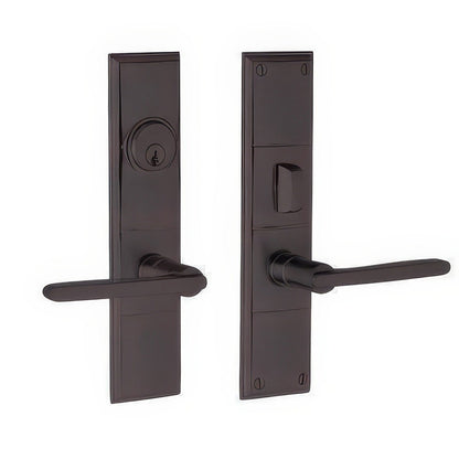 Houston Baldwin mortise door lock in Venetian Bronze