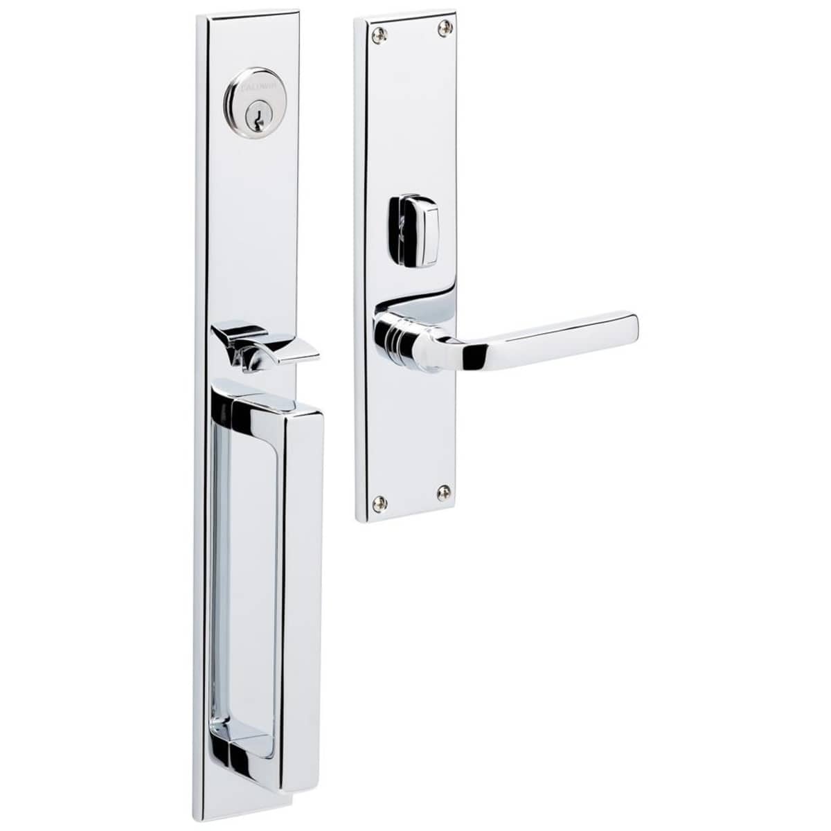 Baldwin Minneapolis 16" Mortise Handleset Trim - Oil Rubbed Bronze - Right Hand Full Dummy