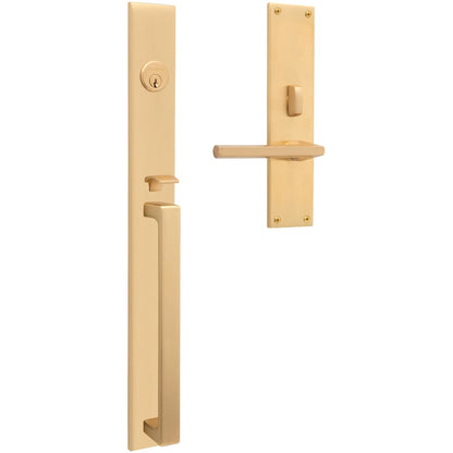 Baldwin Minneapolis 20" Mortise Handleset Trim - Venetian Bronze - Right Hand Full Dummy