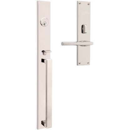 Baldwin Minneapolis 20" Mortise Handleset Trim - Lifetime Polished Brass - Right Hand Full Dummy