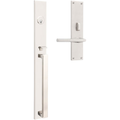 Baldwin Minneapolis 20" Mortise Handleset Trim - Lifetime Satin Brass - Right Hand Full Dummy