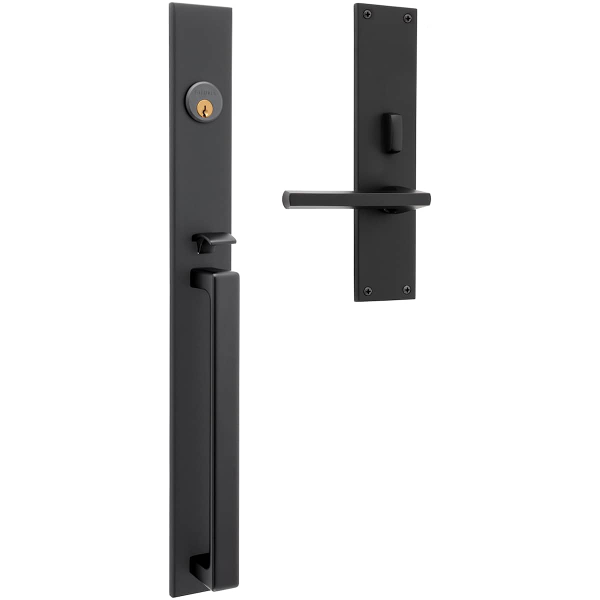 Baldwin Minneapolis 20" Mortise Handleset Trim - Polished Chrome - Right Hand Full Dummy