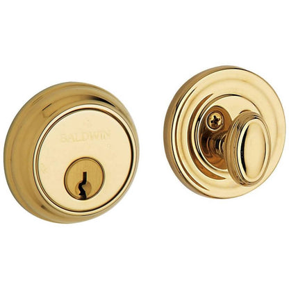 Estate 8031 Single Cylinder Keyed Entry Deadbolt – Non-Lacquered Brass
