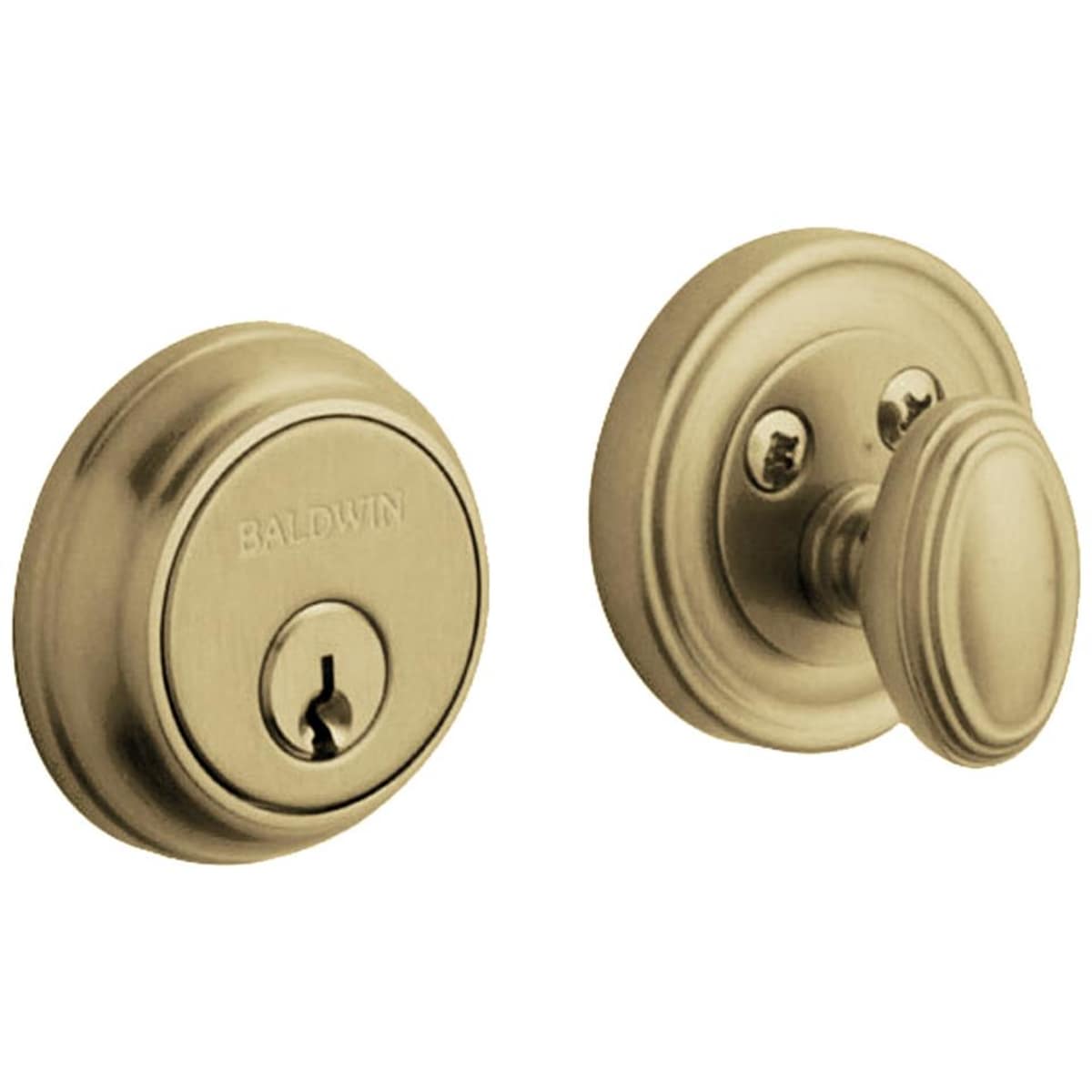 Estate 8031 Single Cylinder Keyed Entry Deadbolt – Vintage Brass