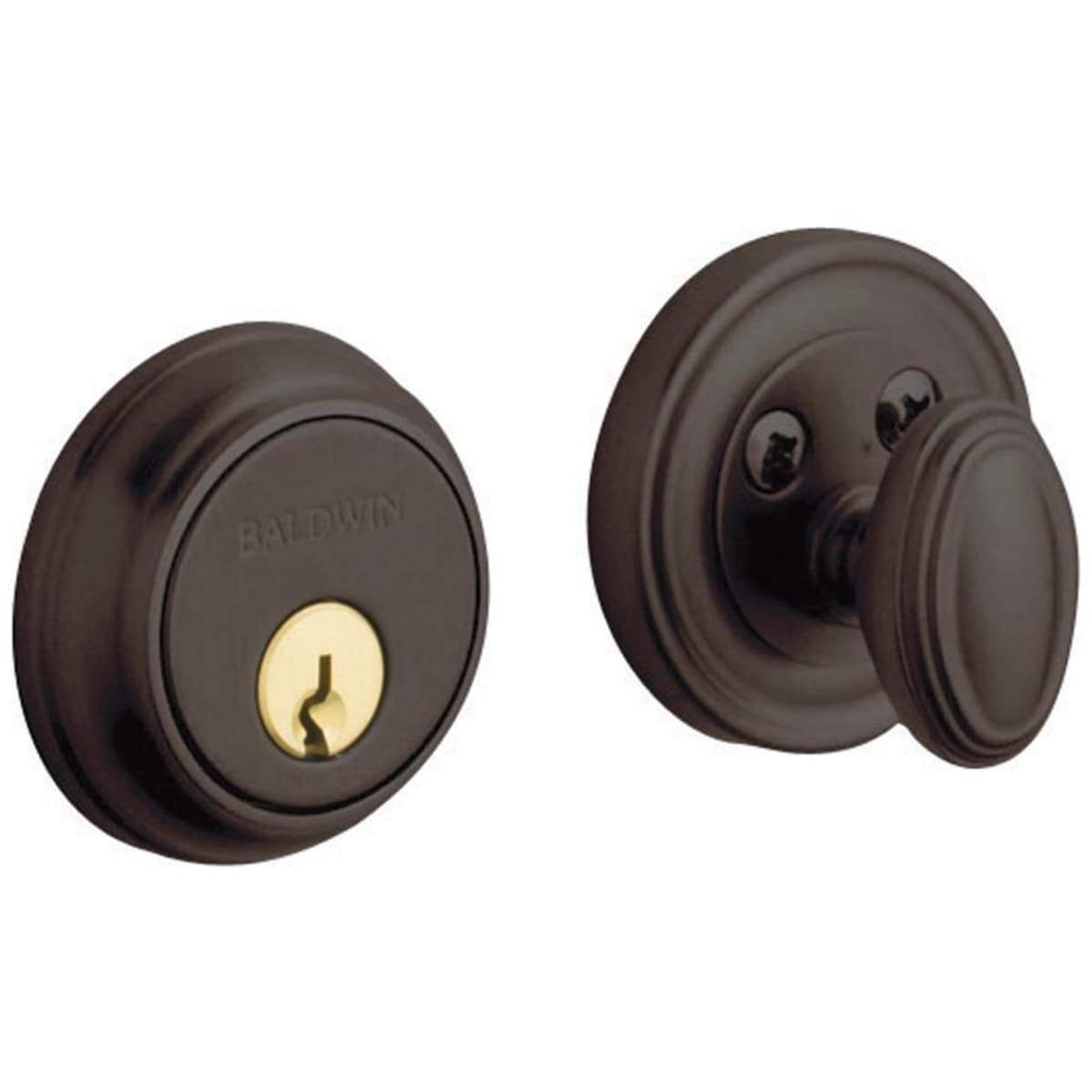 Estate 8031 Single Cylinder Keyed Entry Deadbolt – Venetian Bronze