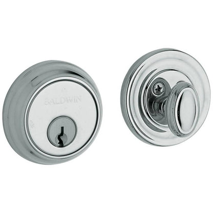Estate 8031 Single Cylinder Keyed Entry Deadbolt – Polished Chrome