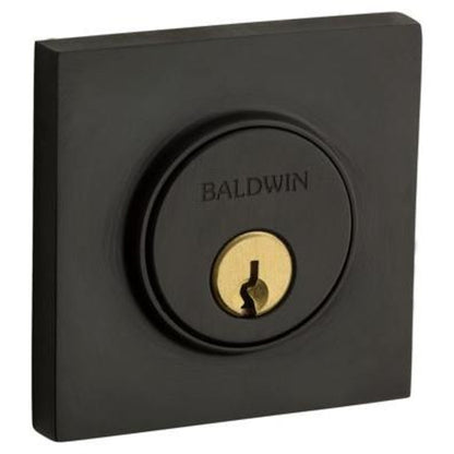 Baldwin 8220 Contemporary Square Single Cylinder Deadbolt - Oil Rubbed Bronze