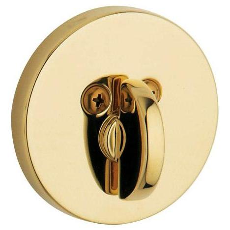 8241 Baldwin Contemporary Patio Deadbolt - Lifetime Polished Brass