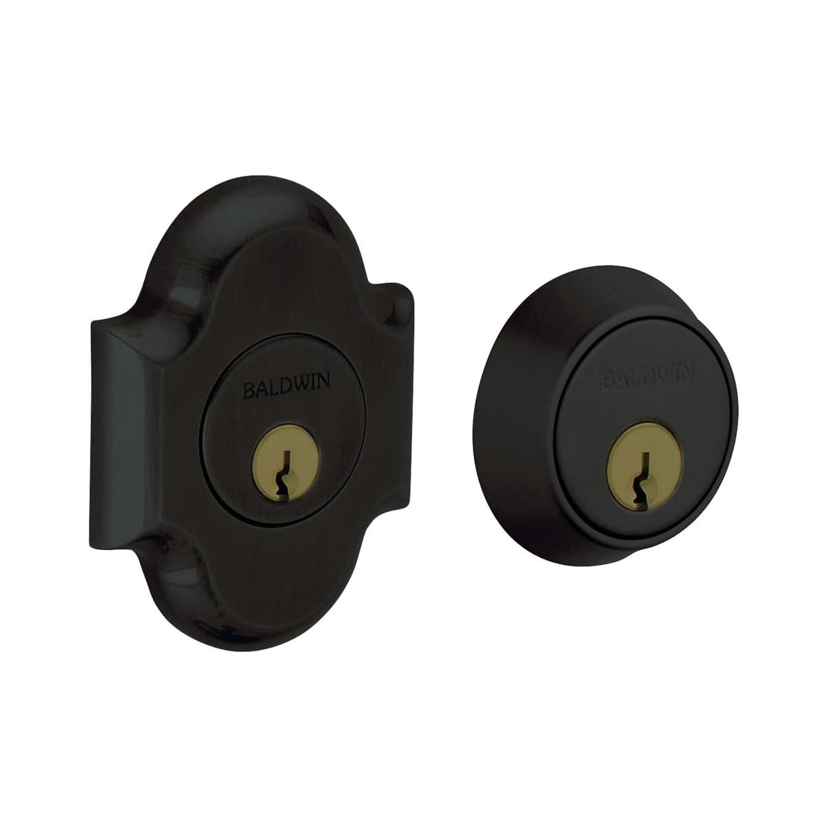 8253 Baldwin Boulder Arched Double Cylinder Deadbolt