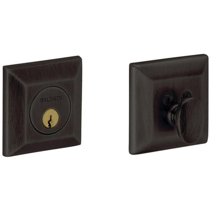 8254 Baldwin Squared Single Cylinder Deadbolt
