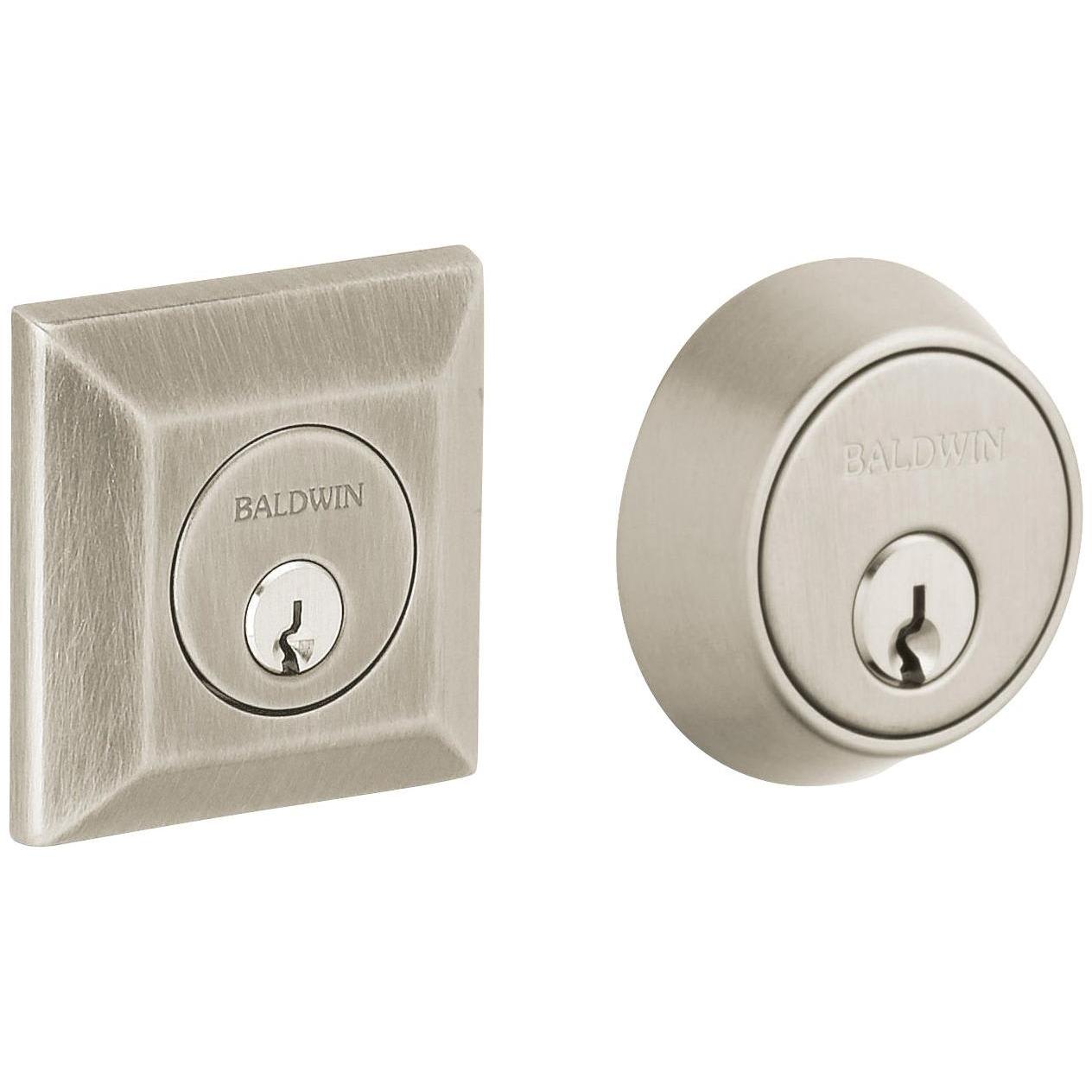 8255 Baldwin Squared Double Cylinder Deadbolt