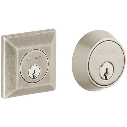 8255 Baldwin Squared Double Cylinder Deadbolt