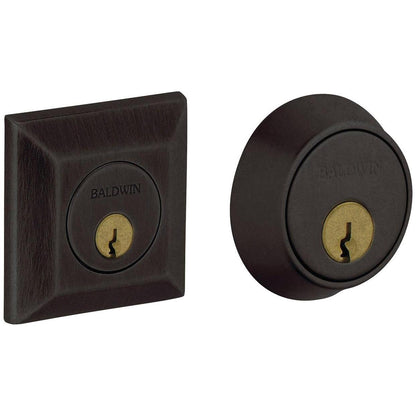 8255 Baldwin Squared Double Cylinder Deadbolt