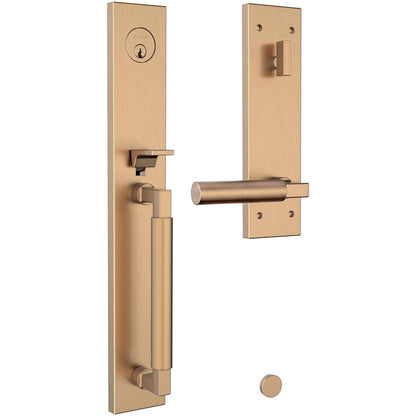 Baldwin Gramercy 85316.RENT handleset - Venetian Bronze