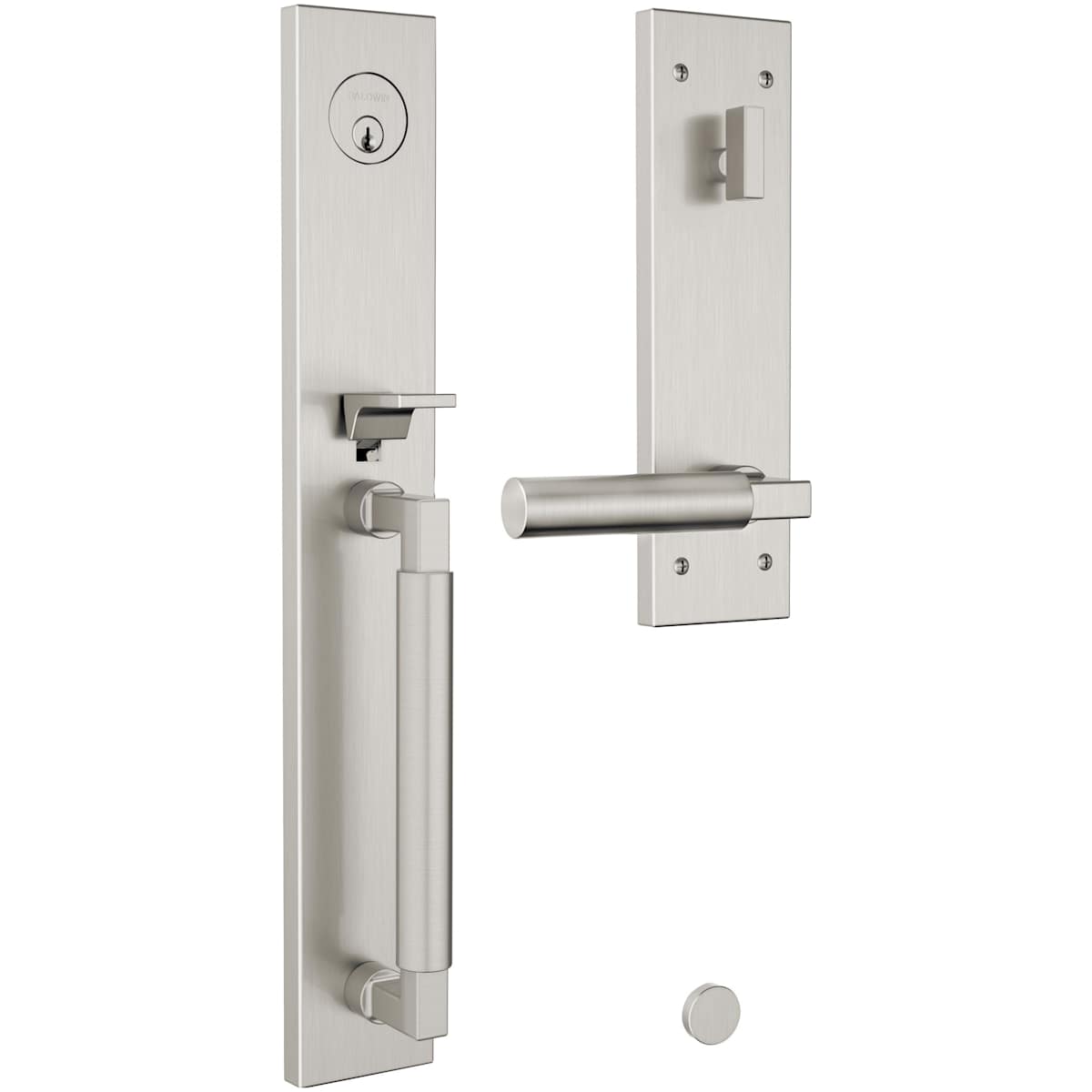 Baldwin Gramercy 85316.RENT handleset - Lifetime Satin Brass