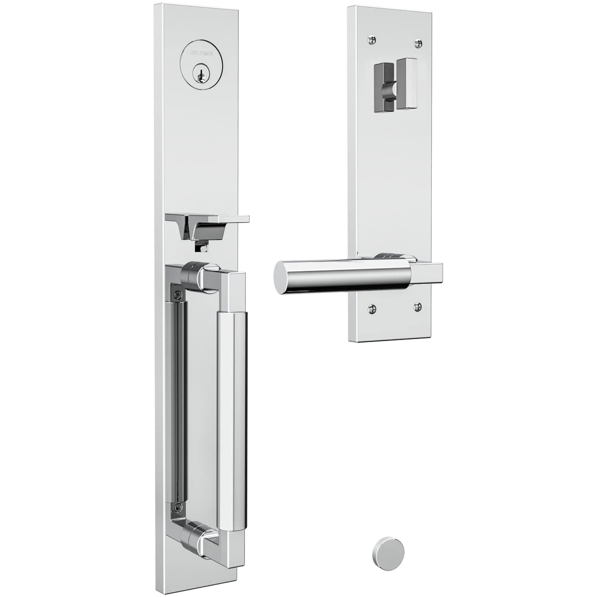 Baldwin Gramercy 85316.RENT handleset - Oil Rubbed Bronze