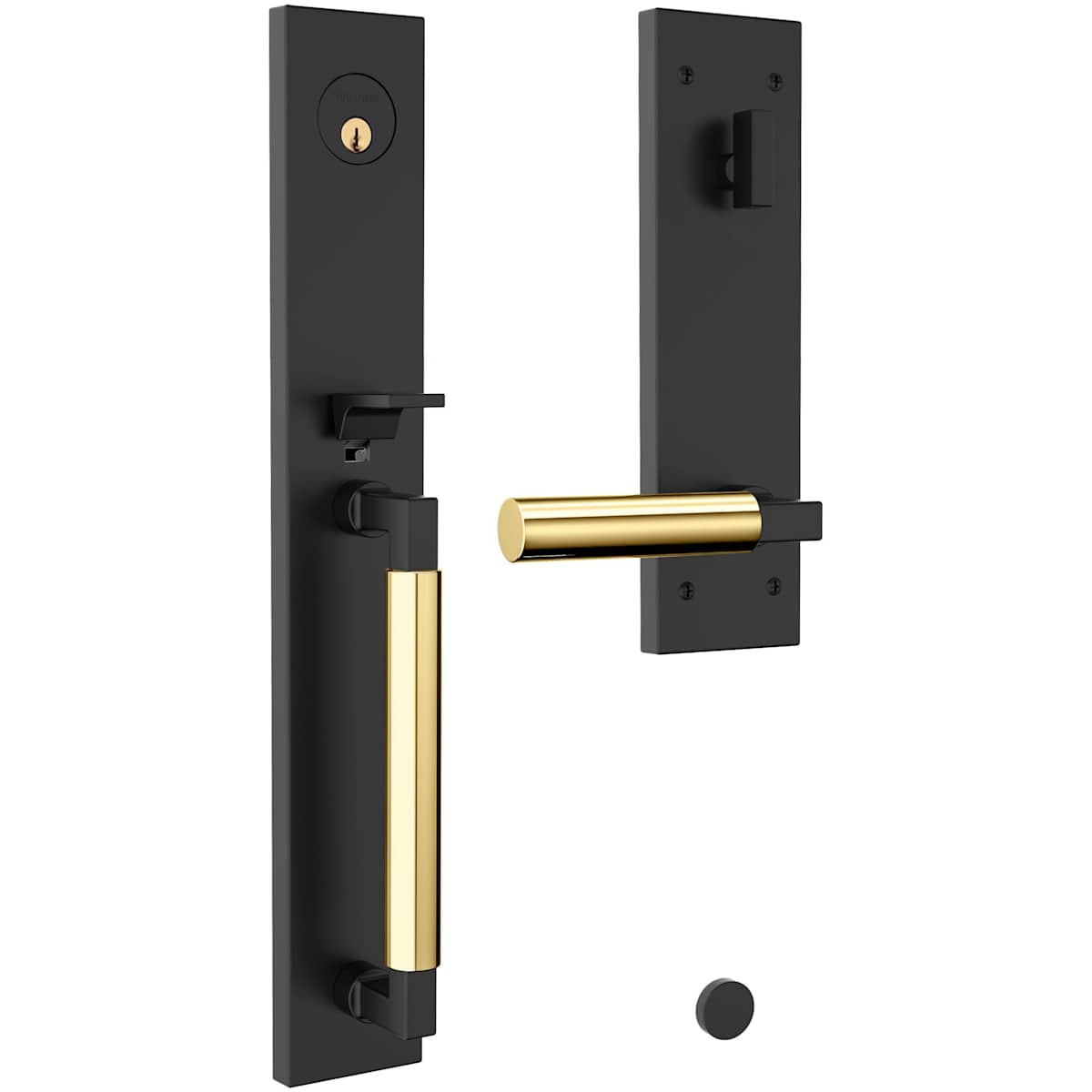 Baldwin Gramercy 85316.RENT handleset - Satin Black