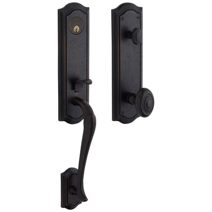 Estate 85337 Bethpage Handleset – Dummy – Distressed Oil Rubbed Bronze – Right Hand