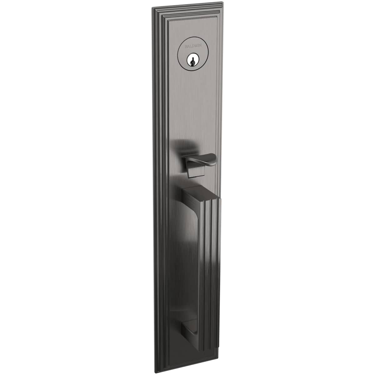 Estate 85342 Tremont Handleset – Entry – Less Interior Trim – Lifetime Graphite Nickel
