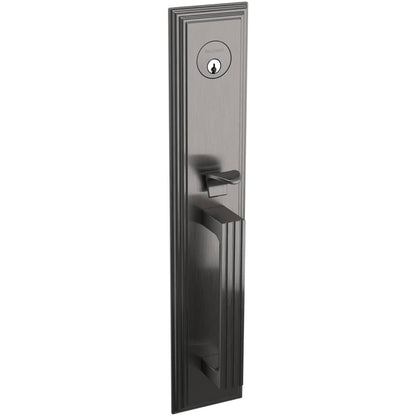 Estate 85342 Tremont Handleset – Entry – Less Interior Trim – Lifetime Graphite Nickel