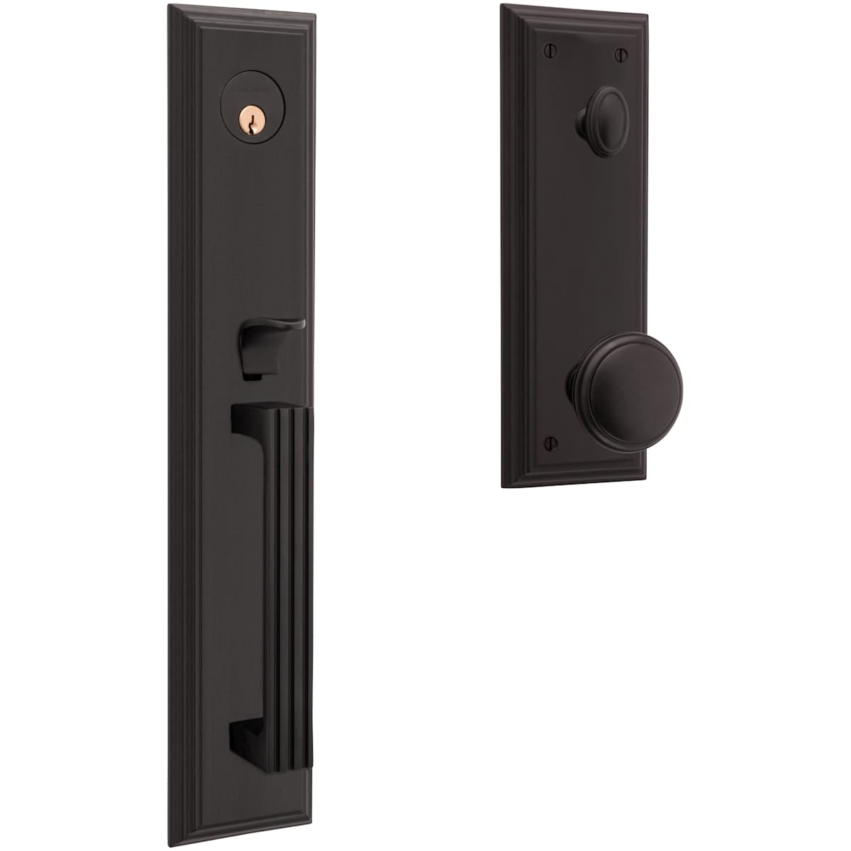 Estate 85342 Tremont Handleset – Entry – Less Interior Trim – Oil Rubbed Bronze