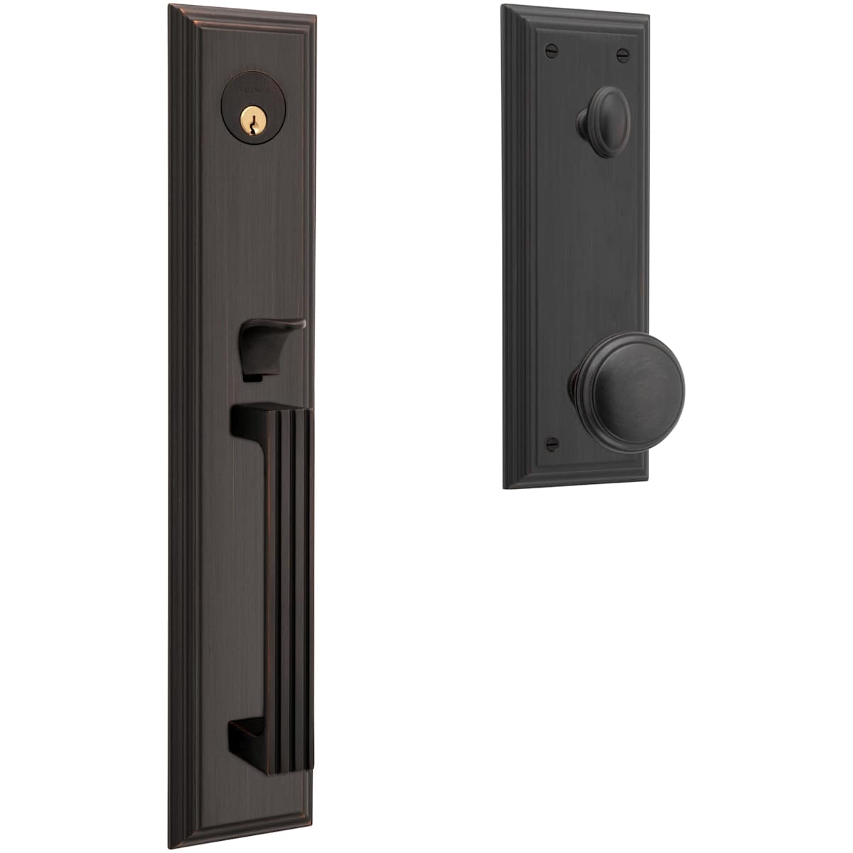 Estate 85342 Tremont Handleset – Dummy – Less Interior Trim – Venetian Bronze