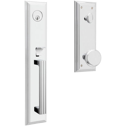 Estate 85342 Tremont Handleset – Entry – Less Interior Trim – Polished Chrome