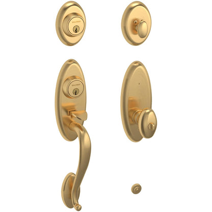 Estate 85345 Landon Handleset – Dummy – Lifetime Satin Brass – Right Hand