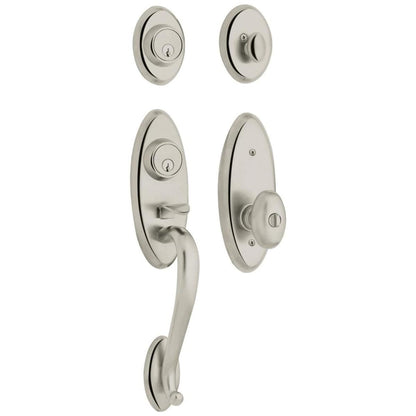 Estate 85345 Landon Handleset – Entry – Lifetime Polished Nickel – Right Hand