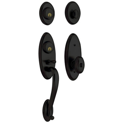 Estate 85345 Landon Handleset – Dummy – Satin Black – Right Hand