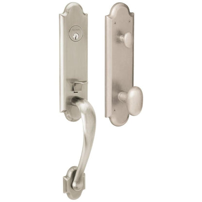 Estate 85354 Boulder Handleset – Entry – Lifetime Satin Nickel – Right Hand